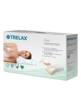П30 TRELAX Подушка ортопедическая SOLO (М) купить по низкой цене. В Интернет-магазине медтехники и ортопедии &quot;Мед+техника&quot;