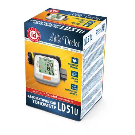 Тонометр Little Doctor LD51U купить по низкой цене. В Интернет-магазине медтехники и ортопедии &quot;Мед+техника&quot;