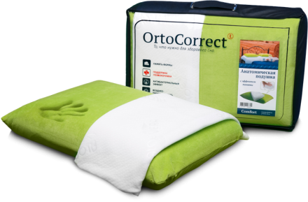 Подушка ортопедическая OrtoCorrect Сomfort купить по низкой цене. В Интернет-магазине медтехники и ортопедии &quot;Мед+техника&quot;