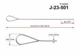 J-23-501 Зонд ушной с навивкой