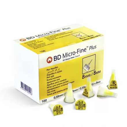 Иглы Micro-Fine 30G 100 0,30ммх8мм купить по низкой цене. В Интернет-магазине медтехники и ортопедии &quot;Мед+техника&quot;